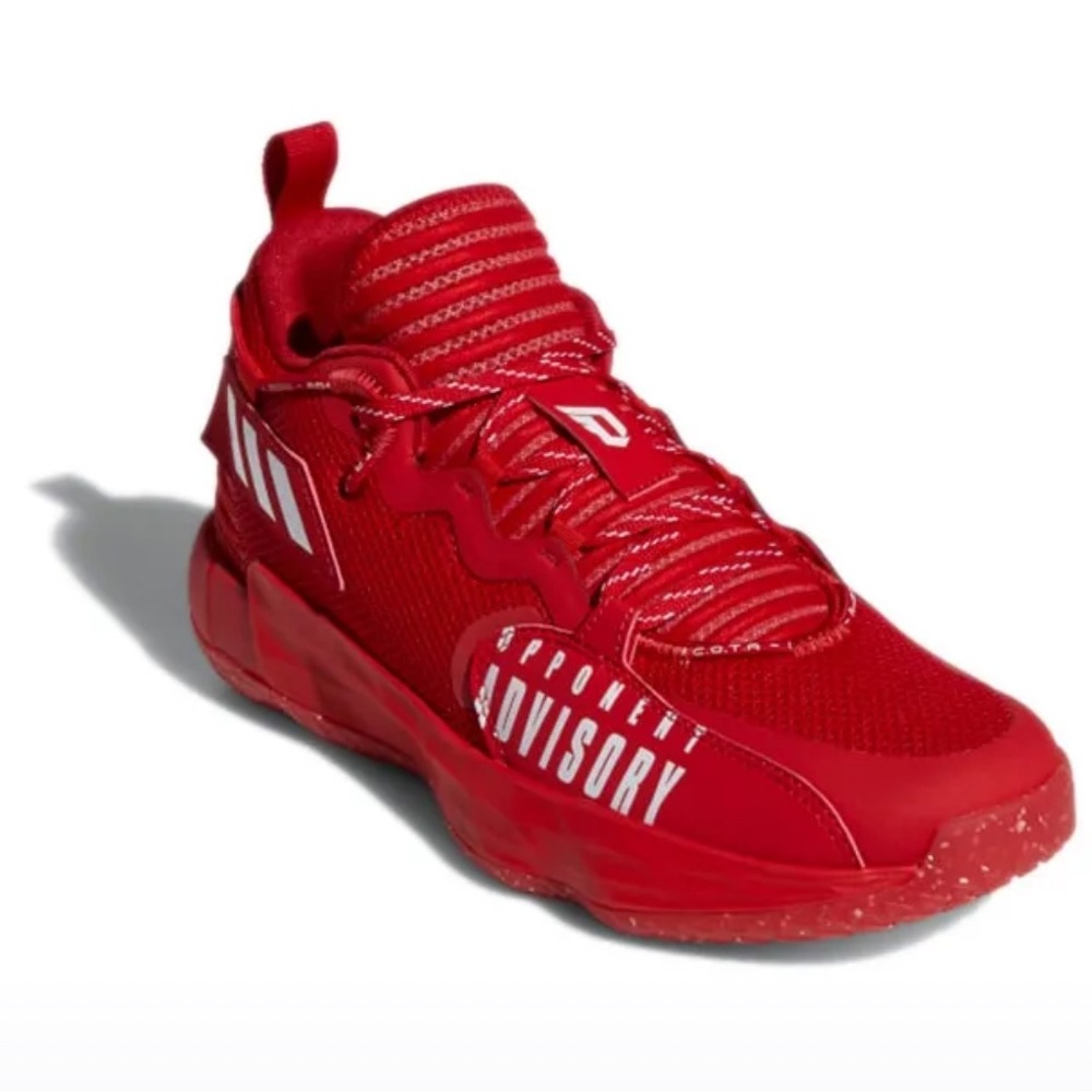 Adidas Damian Lillard Dame EXTPLY Basketball Shoes Dame Dolla in Red and White